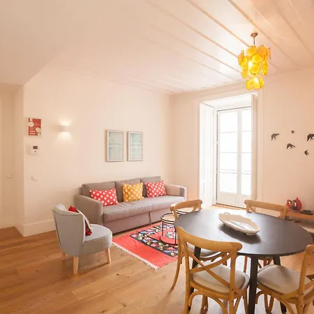 Apartment Flh Restauradores Bright & Chic Flat With Balcony Lisbon