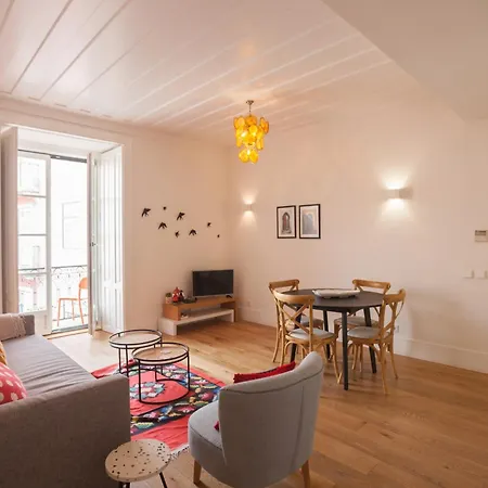 Flh Restauradores Bright & Chic Flat With Balcony Apartment Lisbon